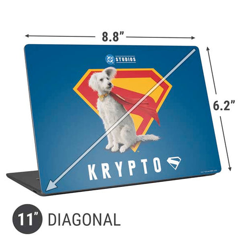 Superman 2025 Krypto the Super Dog Universal Laptop 11in (8.8 x 6.2in) Skin